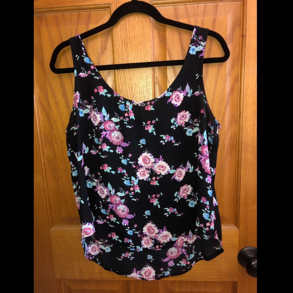 Pink Rose Tank Top